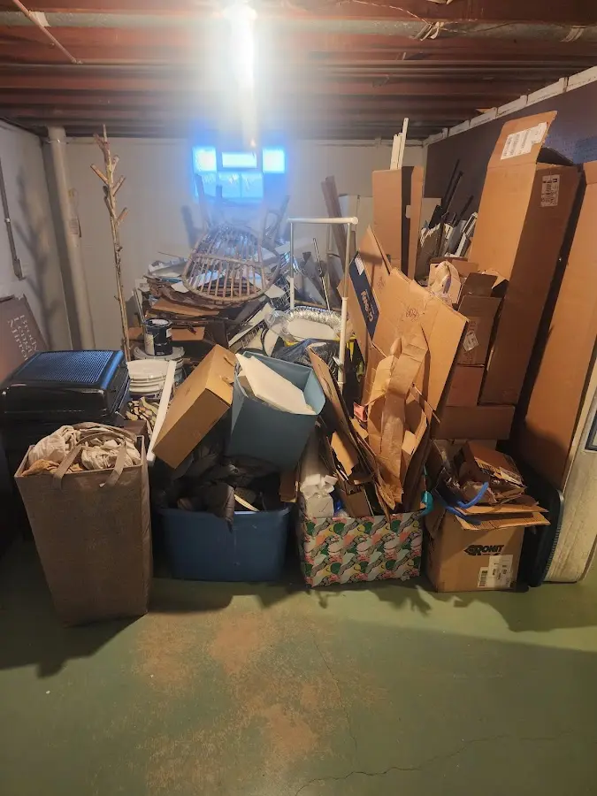 Roll-off dumpster container at job site for Yard Waste Dumpster Rental in Kerrville